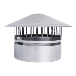 Capuchon de cheminée réglable personnalisé Capuchon de cheminée en acier galvanisé Capuchon de protection contre la pluie Capuchon de protection Fin - Product Image 2