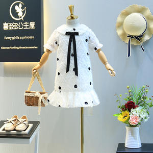 Nouveaux produits : Robes coréennes à pois pour enfants, robes pour filles, modèle Espagne, achat direct Chine - Product Image 4