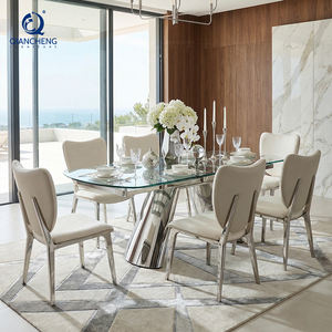 <span class=keywords><strong>Table</strong></span> à Manger Moderne <span class=keywords><strong>de</strong></span> Cuisine Pliante Extensible Multifonctionnelle à Engrenages Mécaniques Convertibles Rotatifs, avec Cadran <span class=keywords><strong>de</strong></span> Montre et Verre - Product Image 4