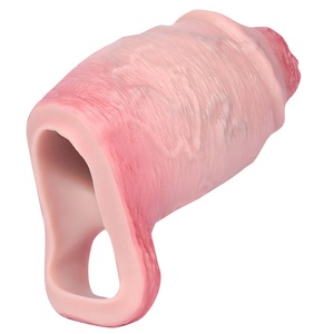 Funda de silicona gruesa y hueca para pene, realista, para una eyaculación potente y duradera, venta al por mayor, juguetes sexuales para parejas. - Product Image 4