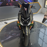 Moto électrique à batterie lithium 72V 2000W haute vitesse avec moteur sans balais pour adultes