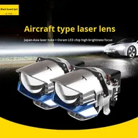 Sanwei Blackguard 12V H4/H7 Assemblage de phares de voiture LED et laser 8000 lumens 3000K Ajustement universel Neuf
