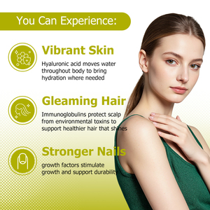 Private Label OEM ODM Vegetable Capsules with <b>Protein</b> Immunoglobulins Protect Scalp From Strength by Supporting Immune System - Product Image 6