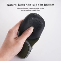 Chaussures d'été de luxe pour chiens en gros – Respirantes, souples (TPE & Polyester), design sportif et tendance, semelle antidérapante, motif uni