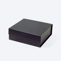 Boîte cadeau à rabat magnétique carrée pliante boîte vide pour bougie et portefeuille pour estampage et impression de logo