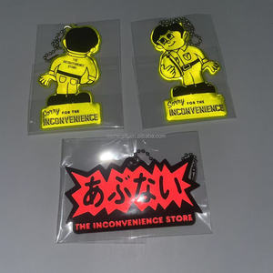 Phản chiếu tối phản chiếu Mặt dây chuyền Carabiner khuyến mại <span class=keywords><strong>Keyring</strong></span> Ngoài trời an toàn Vinyl khẩn cấp phản xạ Keychain - Product Image 5