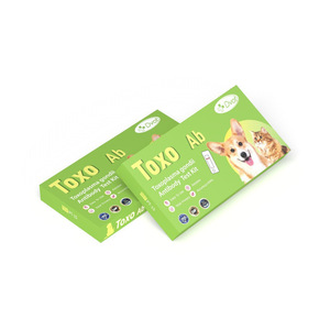 Tiras reactivas exclusivas transfronterizas DVOT para mascotas, kits de prueba de anticuerpos Toxo Ab para toxoplasmosis, tiras reactivas para mascotas - Product Image 4
