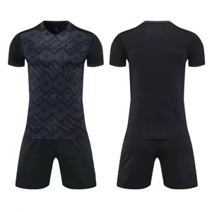 Maillot de football personnalisé de haute qualité, respirant, décontracté, en non-tissé, kit uniforme, imprimé par transfert thermique, pour hommes, entraînement - Product Image 3