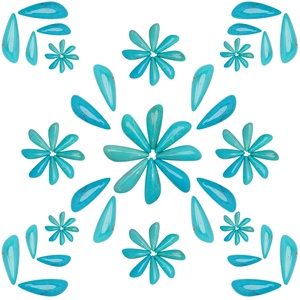 Tự nhiên Turquoise màu xanh lá cây màu xanh hình dạng miễn phí-hình dạng kích thước 9*24 Mét Trọng lượng 1.3 gam Turquoise Cabochon làm khác nhau DIY ngoại vi - Product Image 1