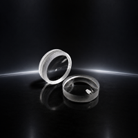 Lentille optique médicale en quartz sur mesure, asphérique, plano-convexe, moulée, avec revêtement antireflet, haute précision, compatible OEM, haute clarté