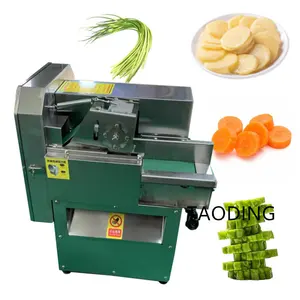100-300 kg/h tagliatrice di verdure commerciale cetriolo carota affettatrice macchina tagliapatate porro affettatrice elettrica per verdure
