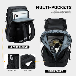 <span class=keywords><strong>Mochila</strong></span> Impermeable de Poliéster para Laptop de 17 Pulgadas, Transpirable, con Múltiples Bolsillos, para Negocios, Viajes, <span class=keywords><strong>Gimnasio</strong></span>, <span class=keywords><strong>Trabajo</strong></span>, Uso Diario - Product Image 3