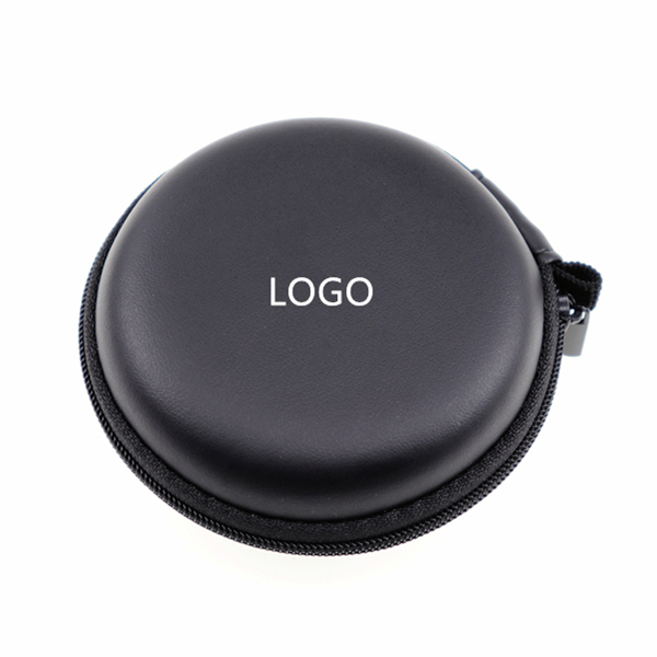 Wholesale Customized EVA Leather PU Leather Cases Travel Portable Earphone Hard Disk Carrying Case Zipper Special Purpose