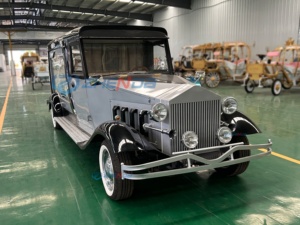 2025 Cercueil électrique de luxe noir classique vintage, modèle funéraire, pour transport spécial et funérailles, avec dépôt - Product Image 3