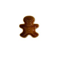 Plat à trempette en céramique Lelyi, motif bonhomme de pain d'épices fait main, créatif, de grande valeur, mignon et original, pour Noël