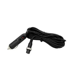 Customized 12V Abs Male Plug Dc Charger Power Adapter Car Cigarette Lighter Socket Extension Cable