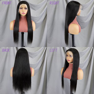 Pelucas de Cabello Humano 200% Natural, de 10 a 30 Pulgadas, Lisas, con Frente de Encaje Transparente 13x4 - Product Image 5