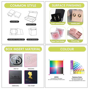 Boîte Cadeau à Bijoux Tiroir <span class=keywords><strong>de</strong></span> Luxe Personnalisée en Gros avec Impression Papier et Logo <span class=keywords><strong>pour</strong></span> la Mode - Product Image 5