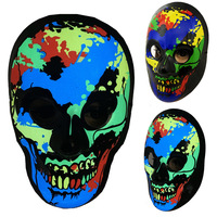 Masque de fête Youki HF 2022, dernier modèle d'Halloween, LED 3D, impression numérique, masque de visage Jason, unisexe, matériau PP, couverture intégrale du visage
