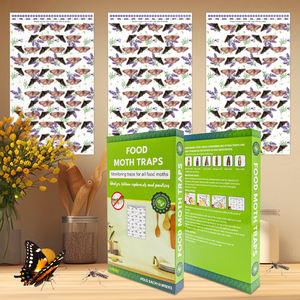 प्लास्टिक फ्लाई ट्रैप्स, रसोई के अलमारी और पैंट्री के लिए 12-पैक कीट नियंत्रण निगरानी जाल - Product Image 5