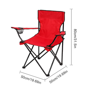 Sedia <span class=keywords><strong>da</strong></span> Spiaggia <span class=keywords><strong>Pieghevole</strong></span> in Acciaio Inossidabile Leggera di Alta Qualità, Portatile per Adulti, Ideale per Picnic, Parco, Magazzino, Vendita all'Ingrosso - Product Image 2