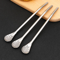 Pailles en métal Kitchen Mate, acier inoxydable 304, paille à boire avec filtre, pour thé aux fleurs, café