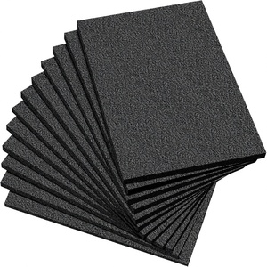 <span class=keywords><strong>Frienda</strong></span> - Juego de 12 Láminas de Espuma de Polietileno Negra de 12x8x0.5 Pulgadas de Grosor, Personalizables para Envío, Almacenamiento y Proyectos de Bricolaje, Hechas en China - Product Image 1