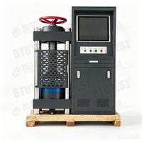 Máquina de Ensayo de Compresión Automática 2000-3000kN EN ASTM para Hormigón, Cubos, Bloques y Cilindros con Gran Espacio de Prueba y Carrera Ajustable