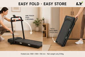 Caminadora Eléctrica <span class=keywords><strong>Plegable</strong></span> de 1.5HP, Ultrafina, Mini, Compacta, para Casa u Oficina, con Control Remoto y Pantalla LED - Product Image 6