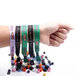 אופנה מוסיקה DJ Wristbands קונצרט כניסה מזהה כרטיס Wristbands אחד זמן להשתמש עבור אוהדים