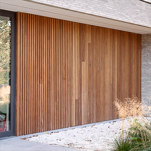 ألواح تكسية خارجية WPC، ألواح تغطية بلاستيكية مركبة للحدائق، ألواح حائط WPC خارجية مضلعة ومقاومة للماء - Product Image 3