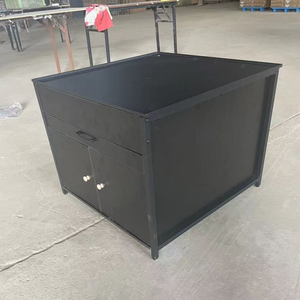 Armoire en MDF pour machine à laver avec rangement supplémentaire pour l'organisation de la buanderie - Product Image 4