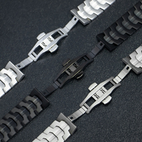 Bracelet en acier pour Huami Amazfit T-rex 3/2 Trex Pro, bracelet de montre en métal pour Amazfit T-Rex Ultra, fermoir papillon, accessoires de montre intelligente