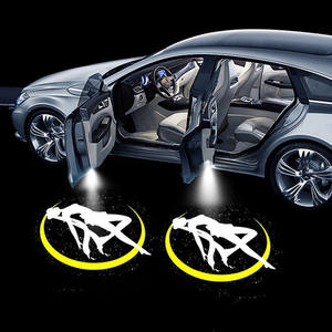 Projecteur de bienvenue de <span class=keywords><strong>porte</strong></span> de voiture sans fil universel avec logo HD Ombre lumineuse personnalisée - Product Image 2