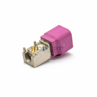Conector Macho HSD de Alta Velocidad de 4 Pines con Código H, Montaje en PCB de Orificio Pasante para Telemática GPS de Automóviles