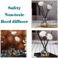 Newell – diffuseur d'arôme en rotin noir, désodorisant écologique, 40cm, bâton flexible et épais en rotin pour diffuseur de roseaux, vente en gros