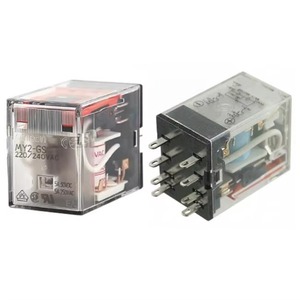 Relais intermédiaire miniature compact 24VDC DPDT 20A à haute efficacité en alliage d'argent scellé pour commande à usage général MY2N-GS-R - Product Image 4