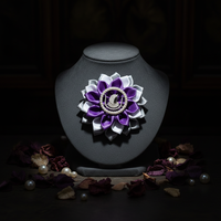 Broche corsage en satin inspirant fille d'Isis, couleurs personnelles personnalisées, ruban de haute qualité, broche fleur DOI maçonnique