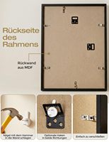 Offre Spéciale Cadre Photo en Bois 8.5x11, Cadre Diplôme en Bois MDF Imprimé UV Personnalisé