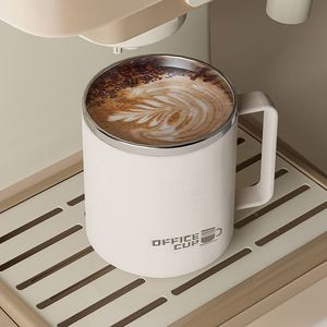 Custom Logo 400ml 500ml Stainless Steel <b>Travel</b> Mug with Handle Flip Lid Insulated Coffee Cup Wholesale Office <b>Gifts</b> - Product Image 5