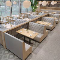 XY Meilleurs Lots de Mobilier Moderne de Restaurant en Gros, Ensemble Table et Chaises en Bois pour Café et Restauration Rapide