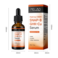 Sérum GHK-Cu Complexe Multi-Peptides Raffermissant, Repulpant, Lissant, Anti-Rides, Hydratant, Léger, Absorption Rapide, Soin Quotidien