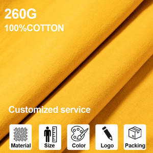 T-shirt surdimensionné 100 coton avec logo personnalisé t-shirt brodé uni de haute qualité t-shirt de boxe lourd - Product Image 6