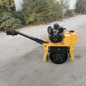 เครื่องอัดสั่นสะเทือนแบบถังคู่1ตัน2ตัน3ตันเครื่องอัดยางมะตอยดีเซลไฮดรอลิก - Product Image 3