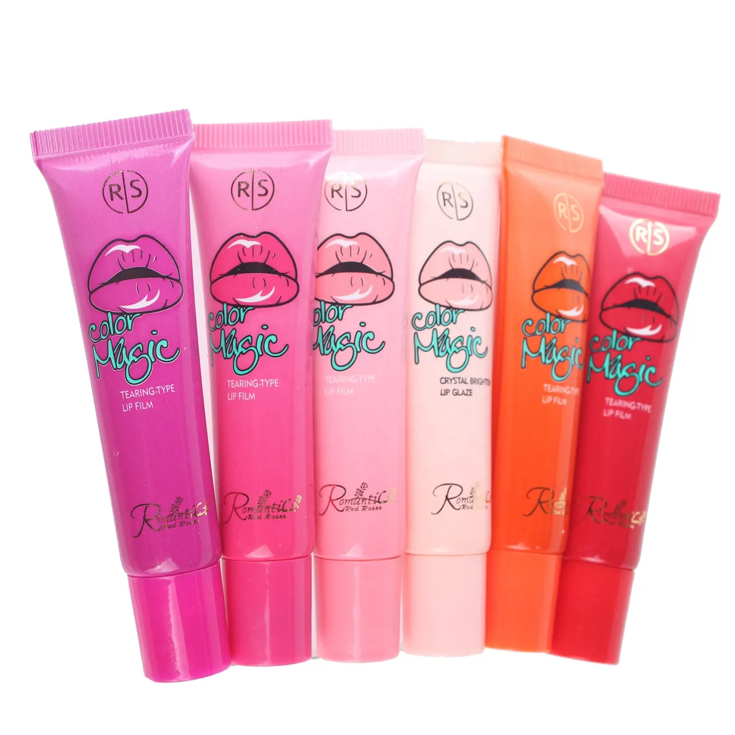 Magic Tearing Lipstick Peel Off Lip Gloss Long-lasting Romantic Lipstick 2022 Top Seller Six Colors Stick Unisex Herbal 10G