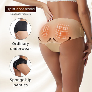 Lady Middle Waist <strong>Sexy</strong> Padding <strong>Panties</strong> <strong>Bum</strong> Padded Butt Lifter Enhancer Hip Push up <strong>Panties</strong> Underwear Seamless <strong>Panties</strong> Buttocks - Product Image 2