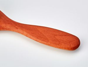 Brosse à cheveux jetable en bambou de haute qualité avec poils de sanglier, logo personnalisé, design rond souple, pour extensions capillaires, emballage en boîte - Product Image 2