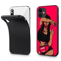 Coque transparente de téléphone en TPU avec logo personnalisé pour iPhone 13 14 15 Pro Max étui de protection de téléphone portable personnalisé