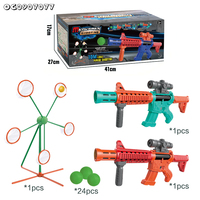 Pistolet à balles molles en mousse pour l'intérieur Vente en gros électrique Rotation Moulin à vent Cible enfants Jeu de tir Machine à balles molles électrique
