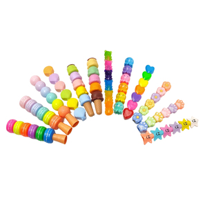 GF Phim Hoạt Hình Dễ Thương Highlighter Bút Stackable Kawaii Đánh Dấu Bút Hoa Hình Dạng Trẻ Em Mini Tô Màu Cho Văn Bản Vẽ Nguồn Cung Cấp - Product Image 1